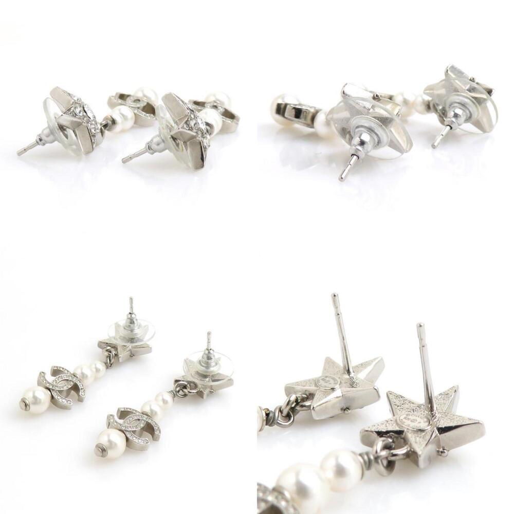 CHANEL Authentic White Pearl Earrings - Picture 3 of 5